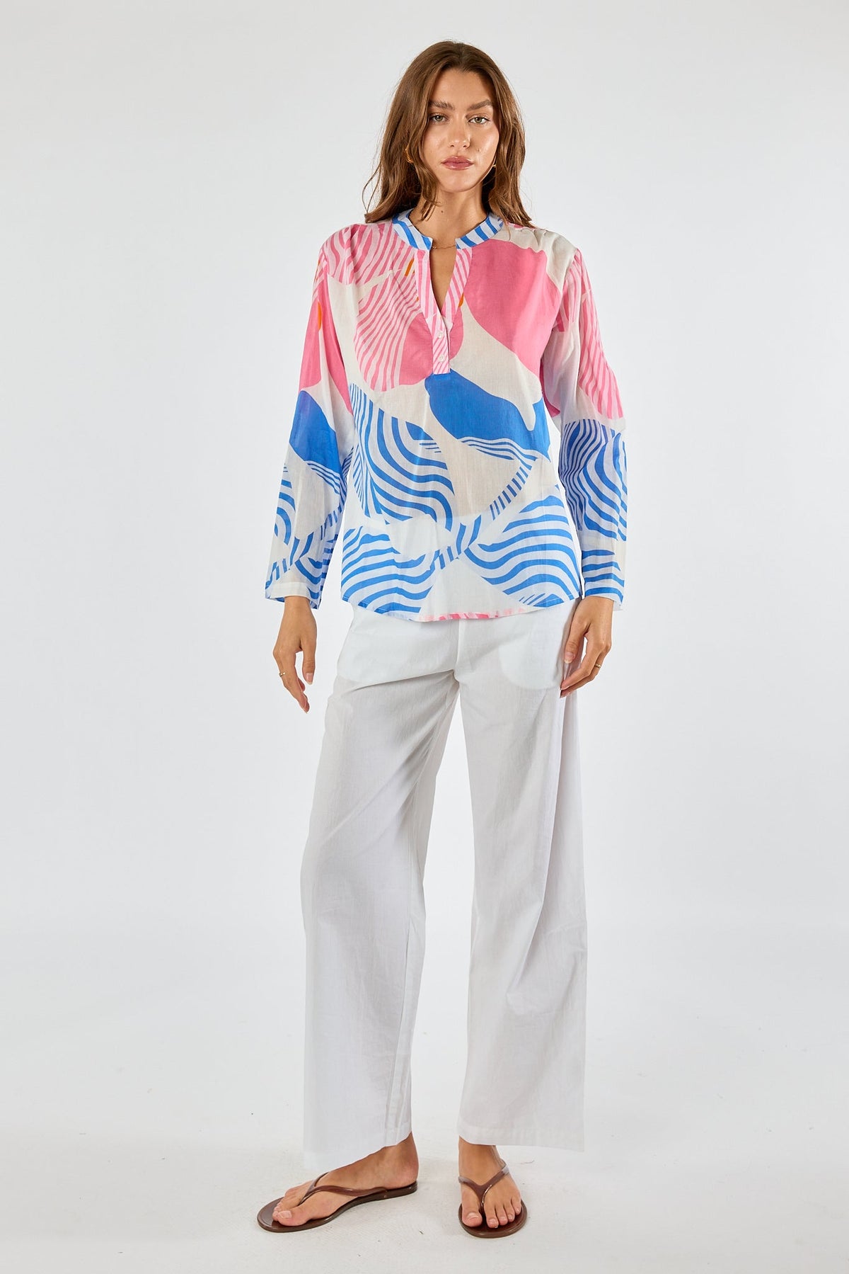 Division Itami Papillon LS Top (White)
