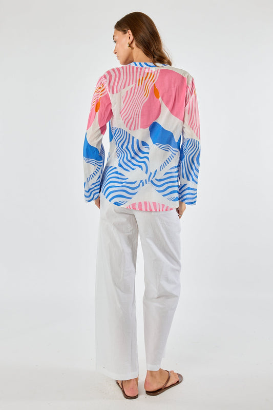 Division Itami Papillon LS Top (White)