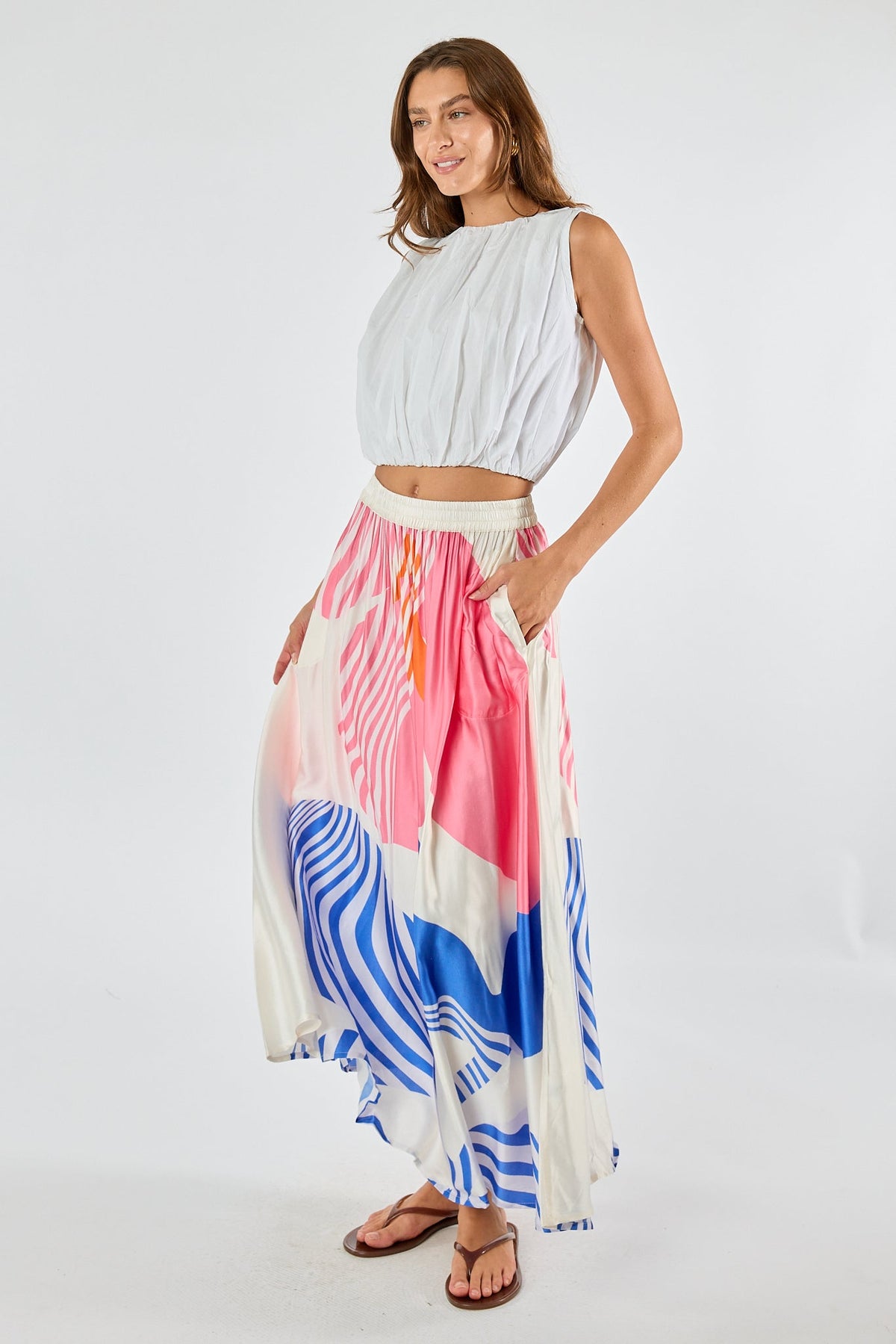 Division Itami Papillon Skirt (White)