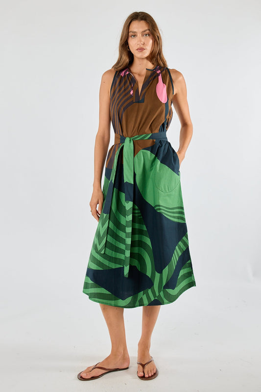 Image of Dresses. Product name - Itami Papillon S/Less Dress Black in Black colour by brand - Itami Division