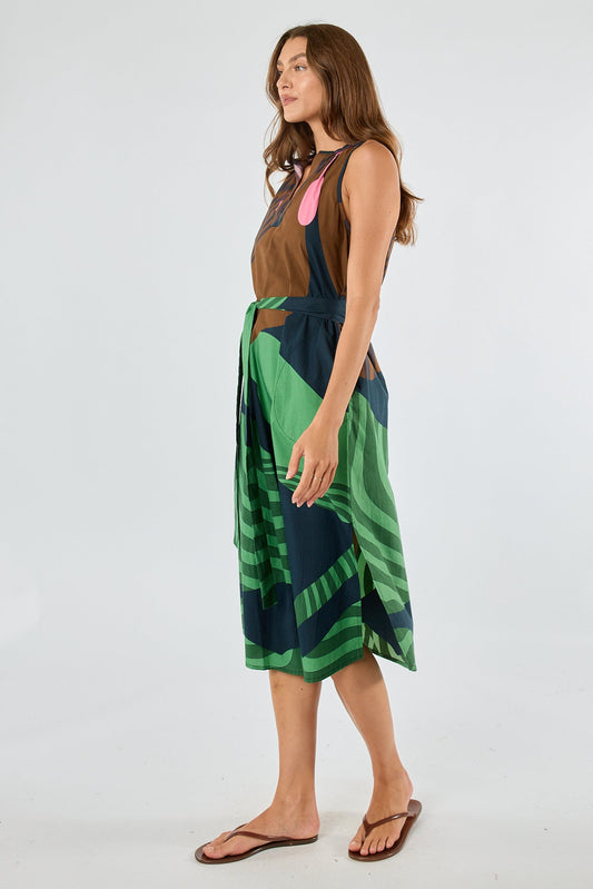 Division Itami Papillon S/Less Dress (Black)