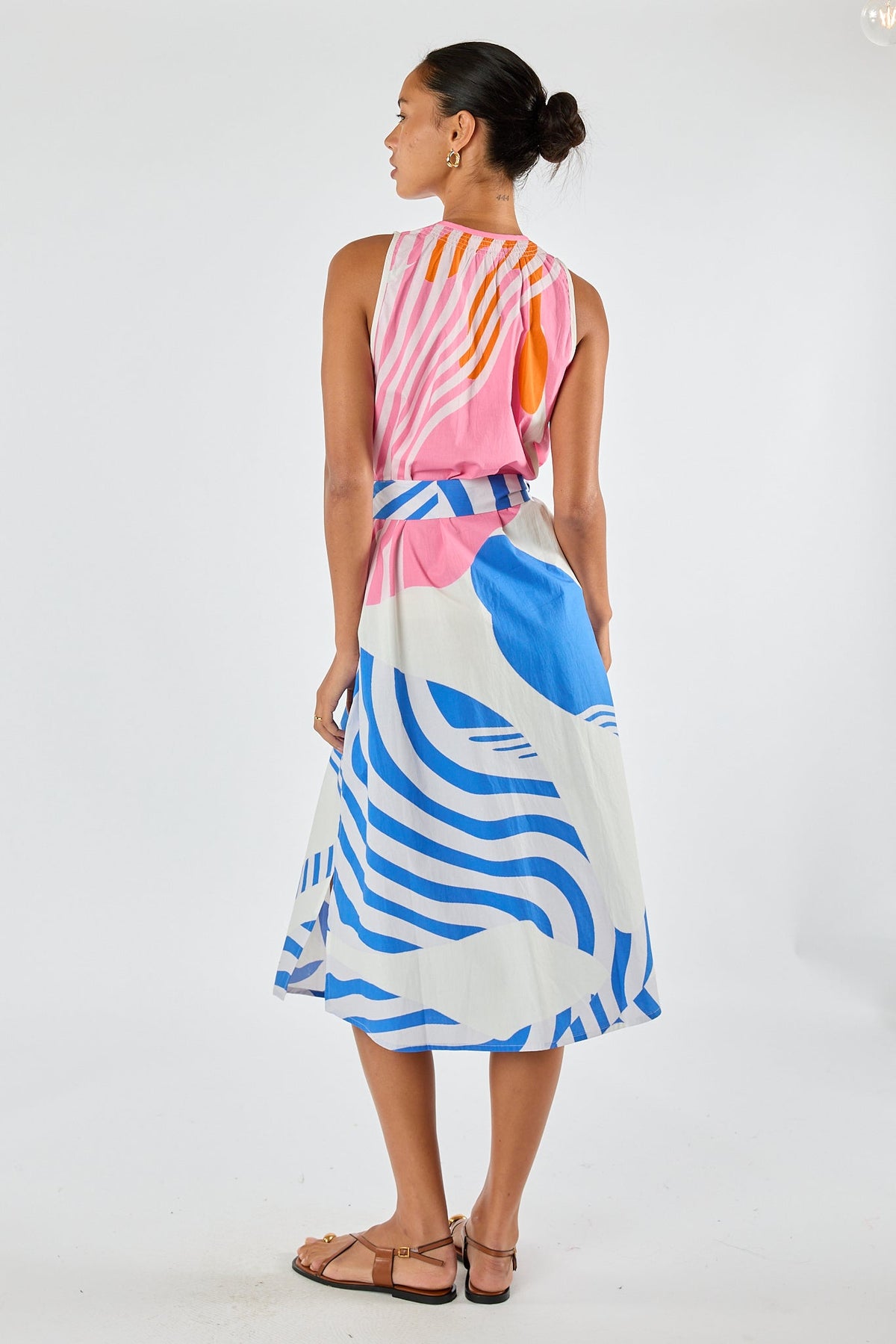 Division Itami Papillon Sleeveless Dress (White)