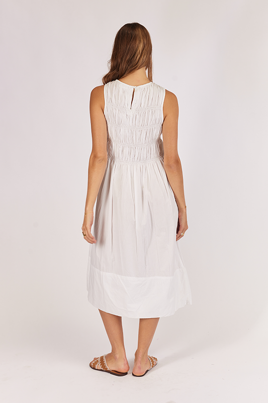 Division Itami Savane Dress (White)
