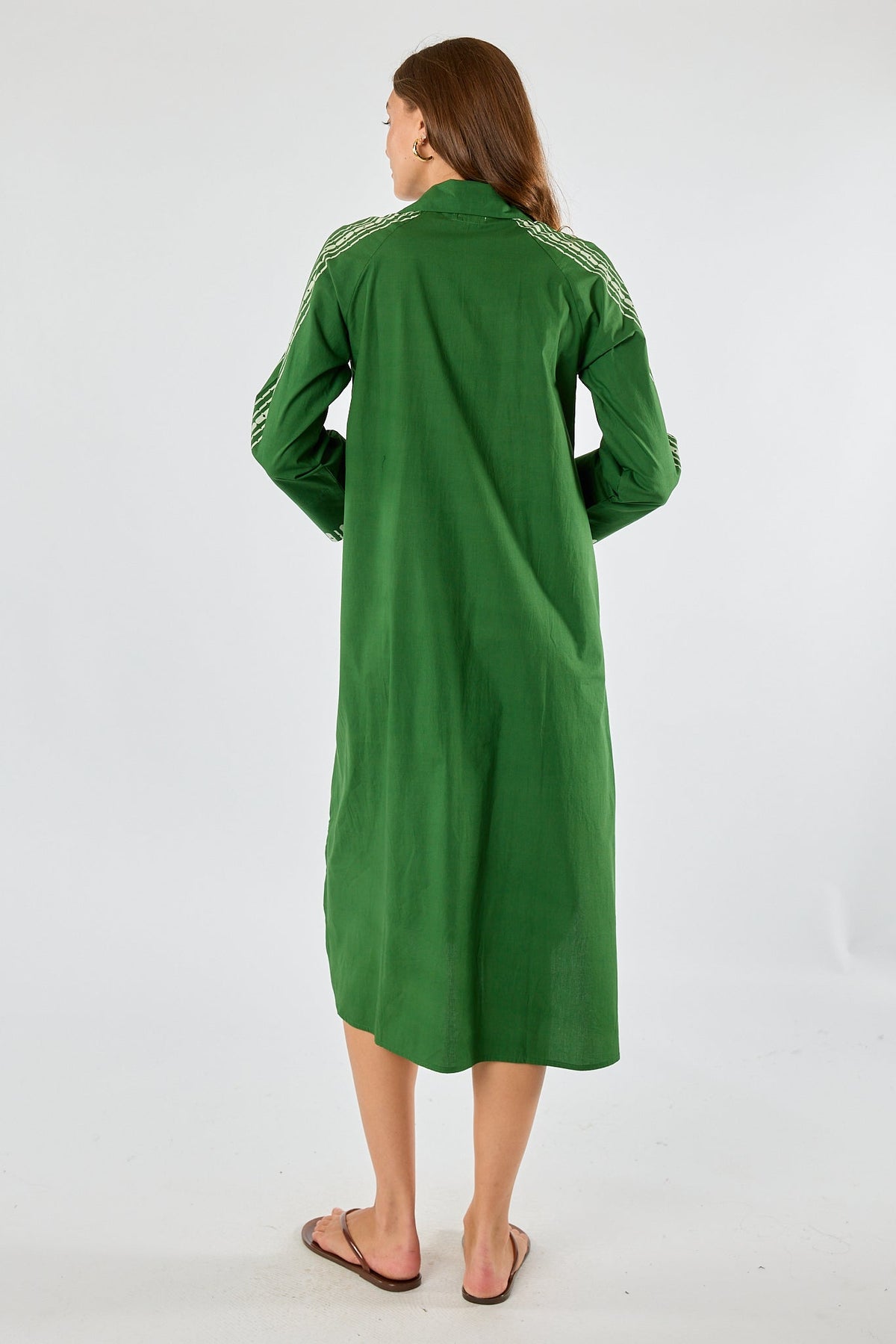 Division Itami Seashell Shirtdress (Green)