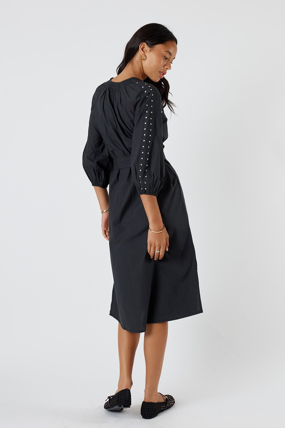 Division Itami Stud Dress (Black)