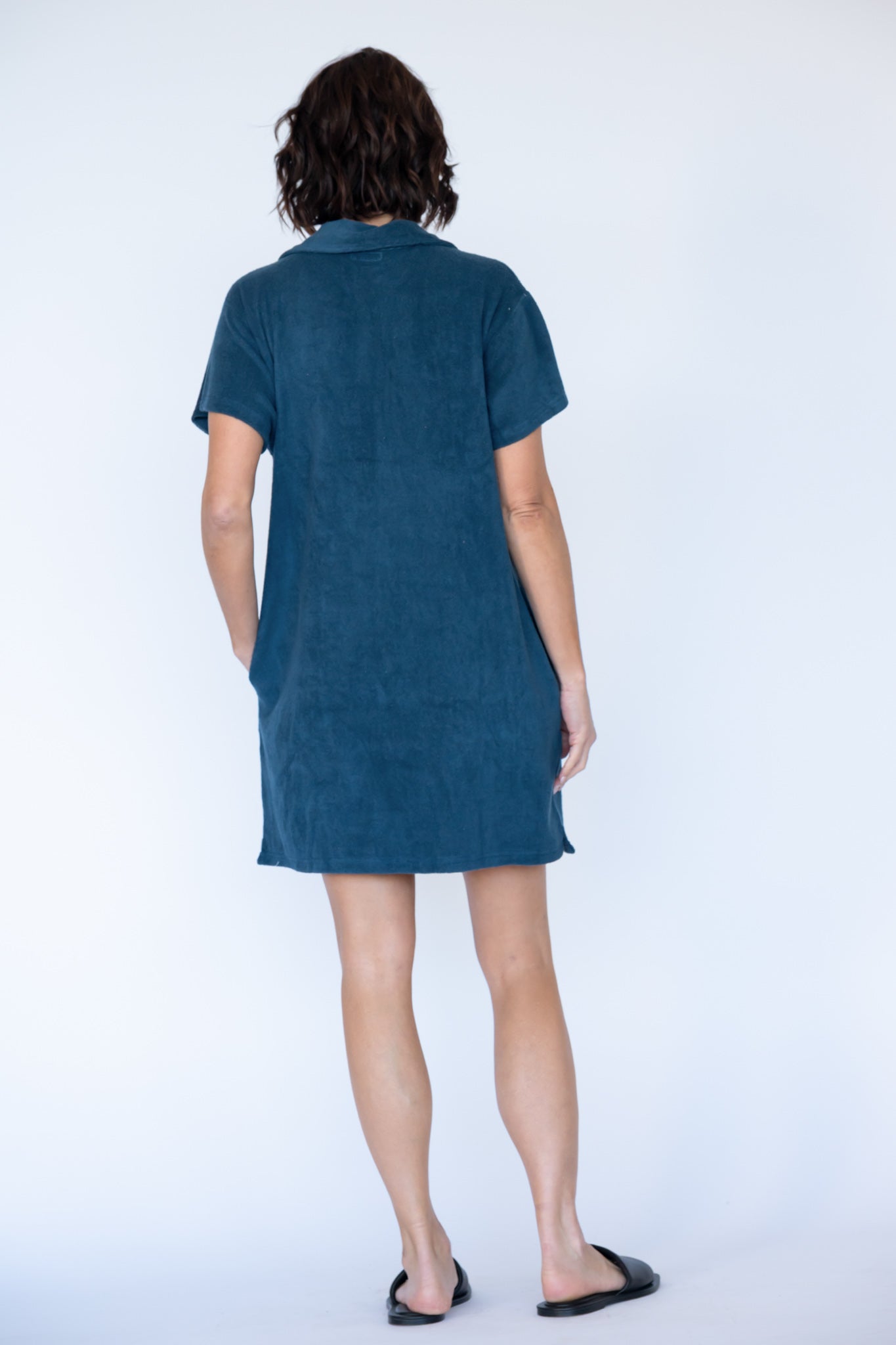 Division Itami Terri Zip Dress (Navy)