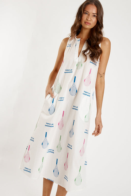 Itami Tout Le Tenis S/Less (White)