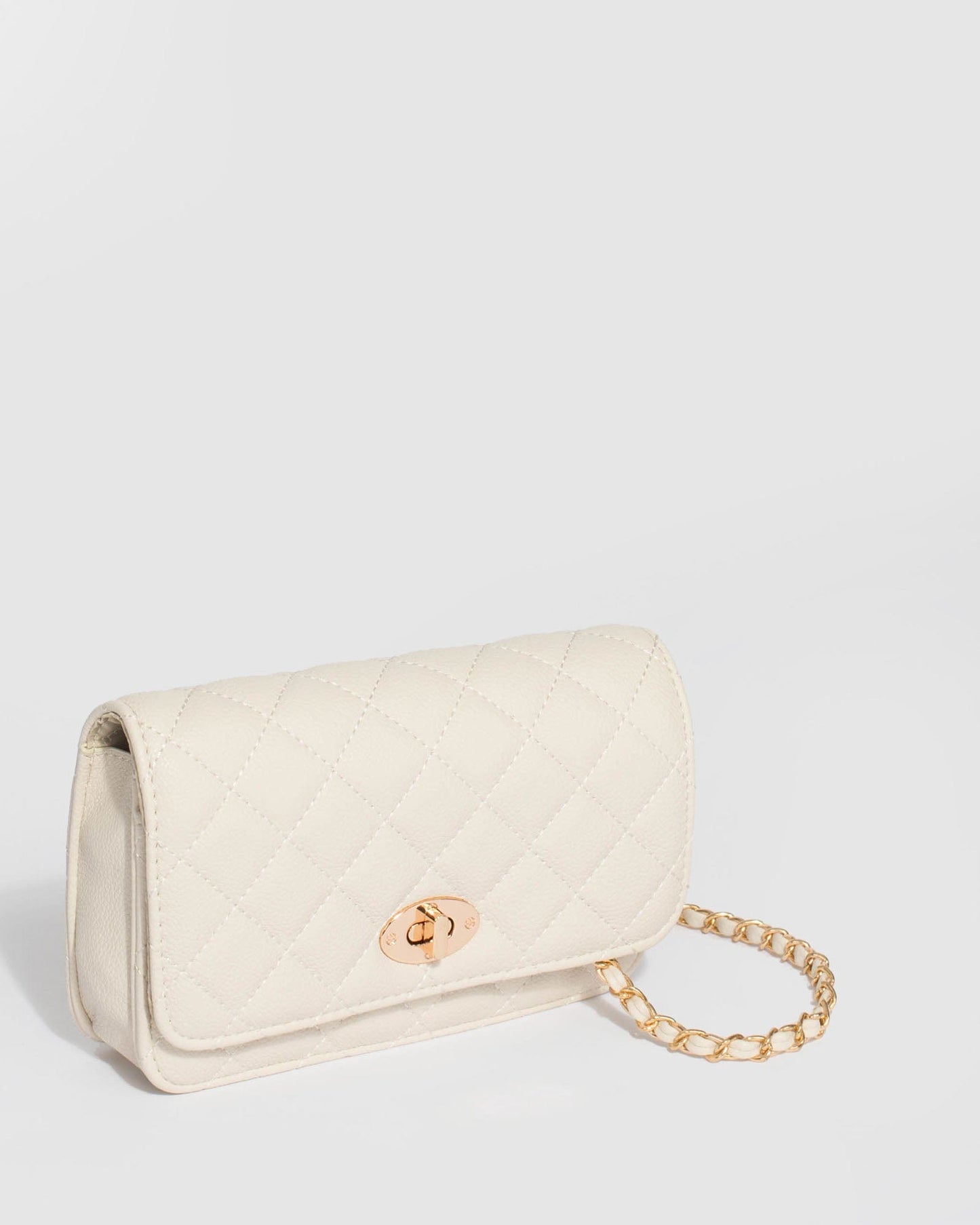 Colette by Colette Hayman Eboni Quilted Crossbody Bag (Ivory)