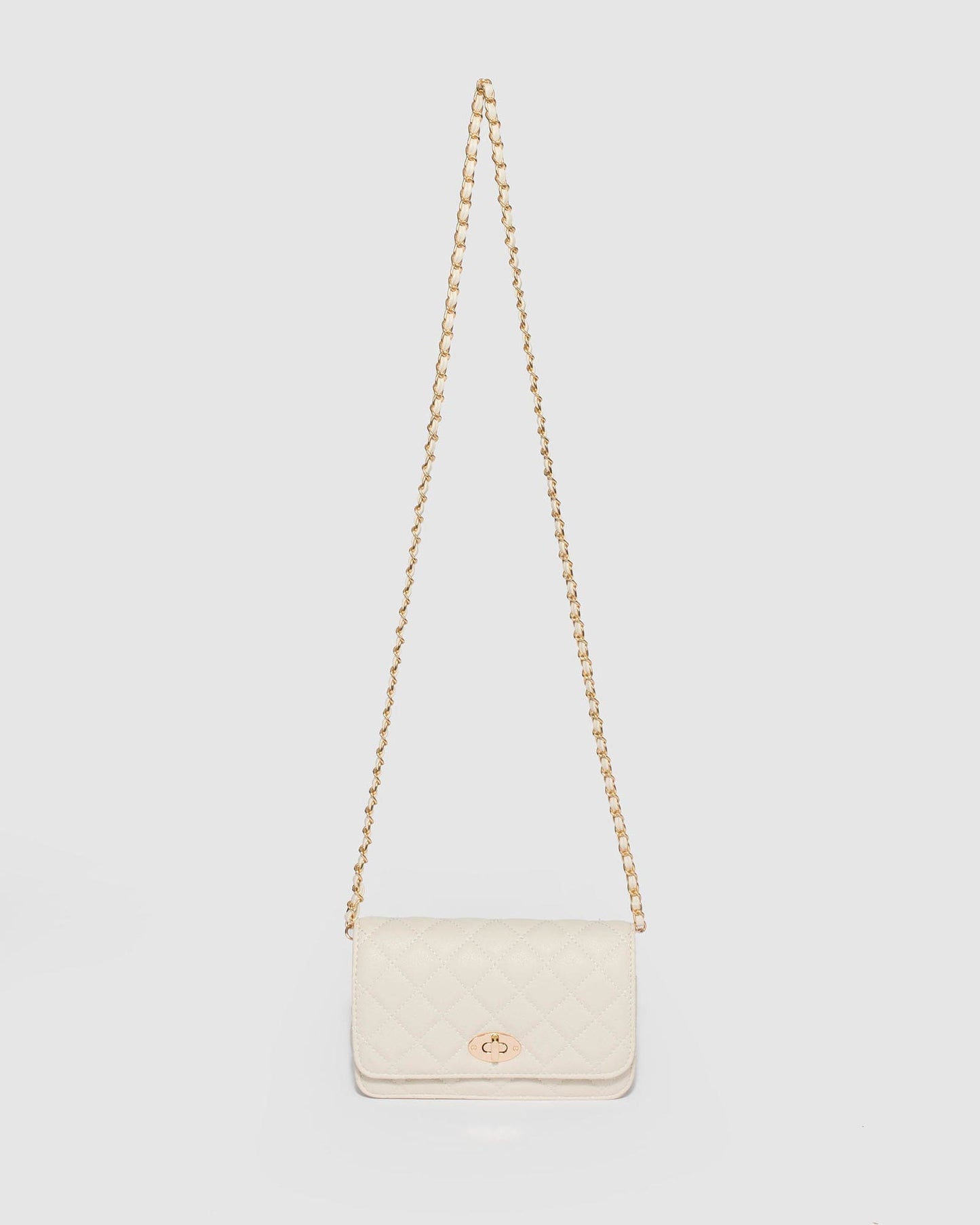 Colette by Colette Hayman Eboni Quilted Crossbody Bag (Ivory)