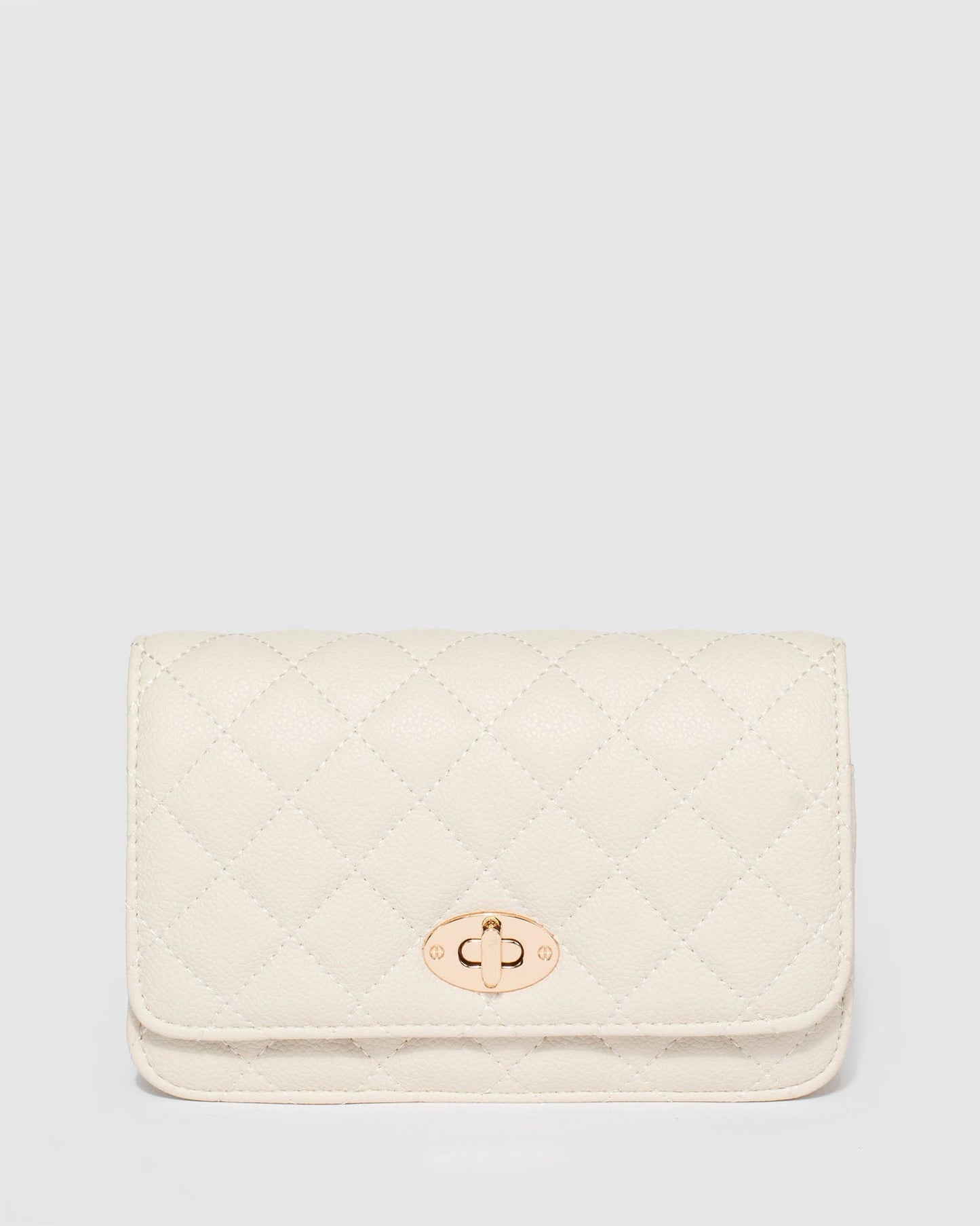 Colette by Colette Hayman Eboni Quilted Crossbody Bag (Ivory)