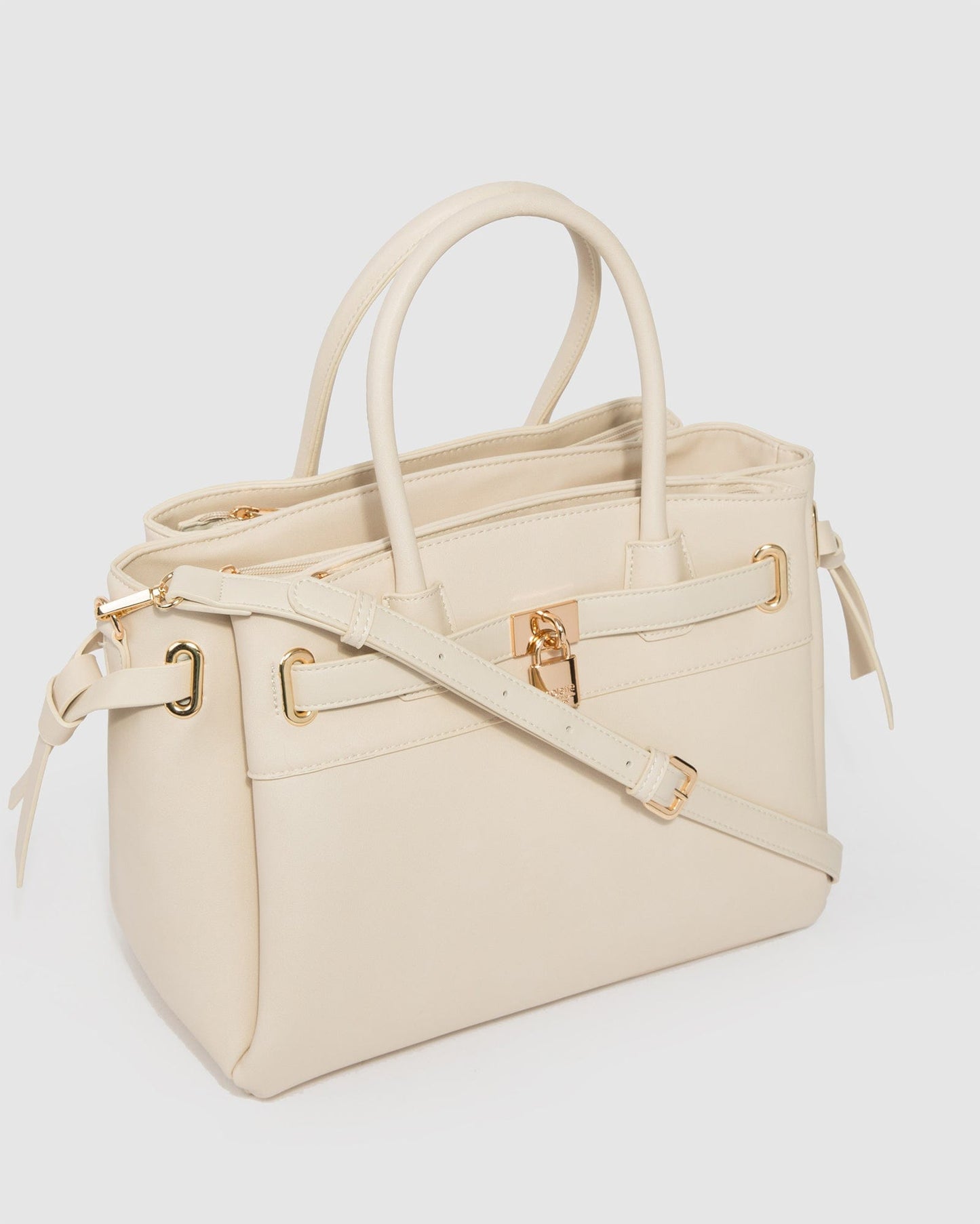 Colette by Colette Hayman Elora Tie Tassel Tote Bag (Ivory)