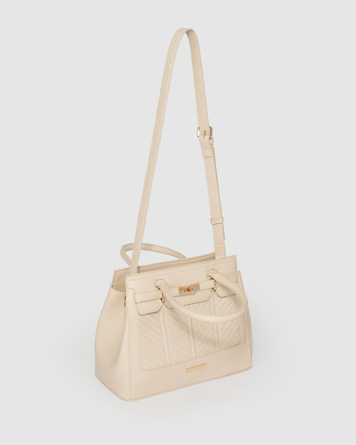 Colette by Colette Hayman Maryanne Quilted Tote Bag (Ivory)