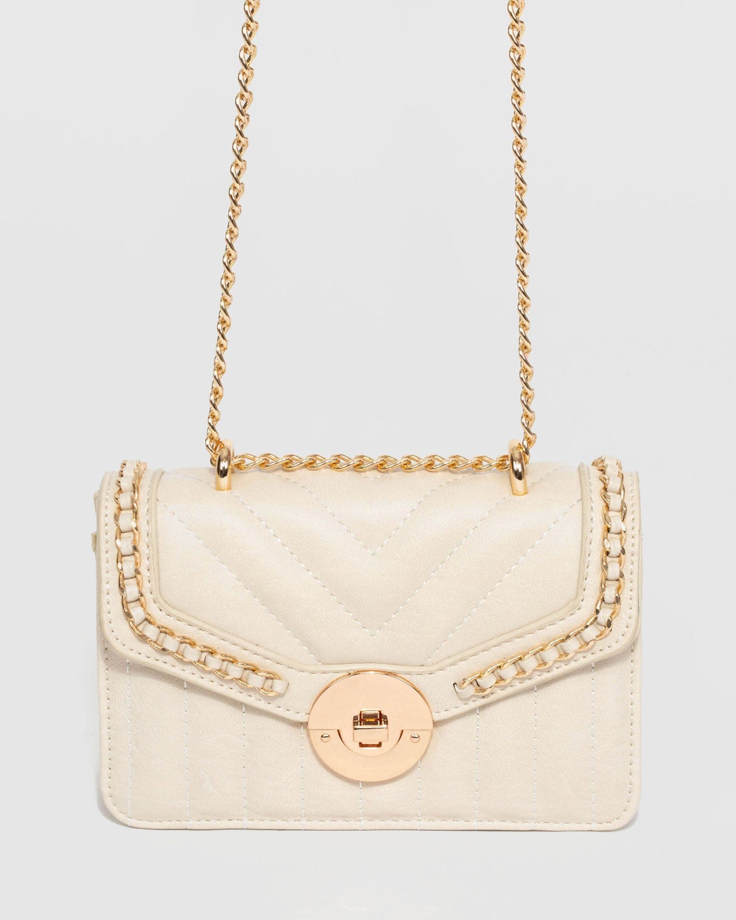 Colette by Colette Hayman Ranillda Chain Crossbody Bag (Ivory)