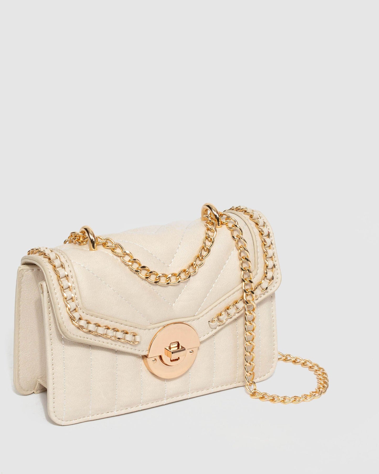 Colette by Colette Hayman Ranillda Chain Crossbody Bag (Ivory)