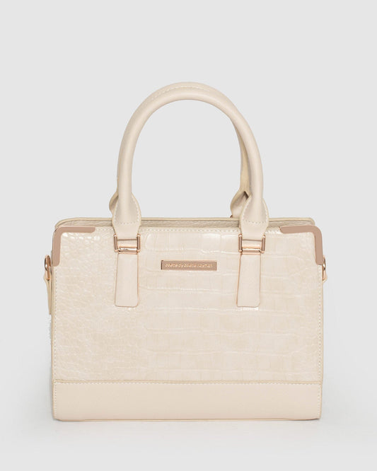 Colette Stef Panel Tote Bag (Ivory)
