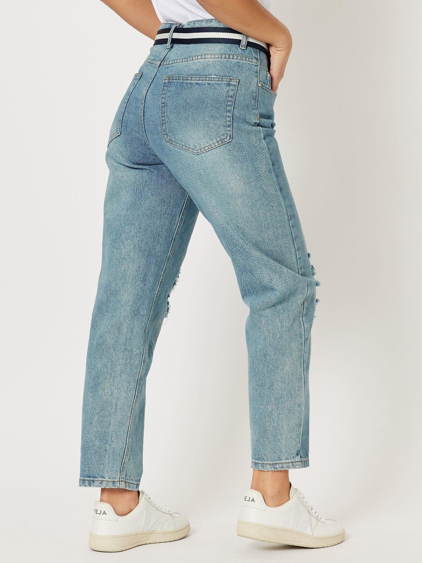 Threadz Ivy Mom Jean (Denim)