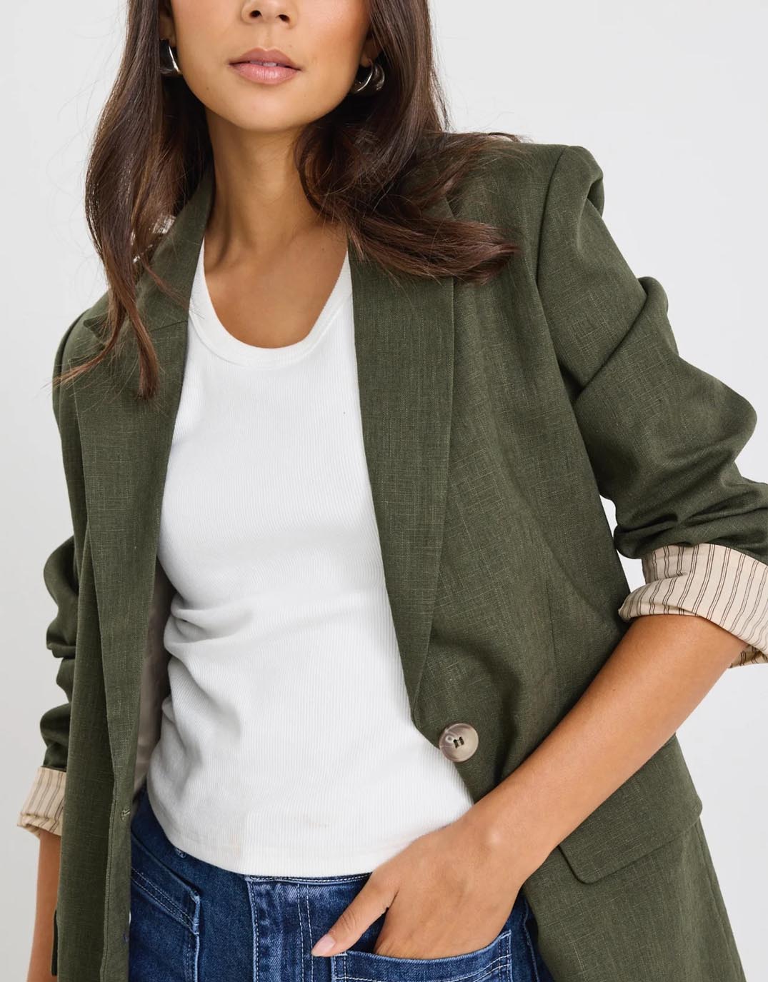 Ivy & Jack Dock Blazer (Khaki)
