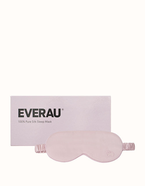 Image of Eye Masks. Product name - EVERAU® Sleep Mask in Pink colour by brand - Everau