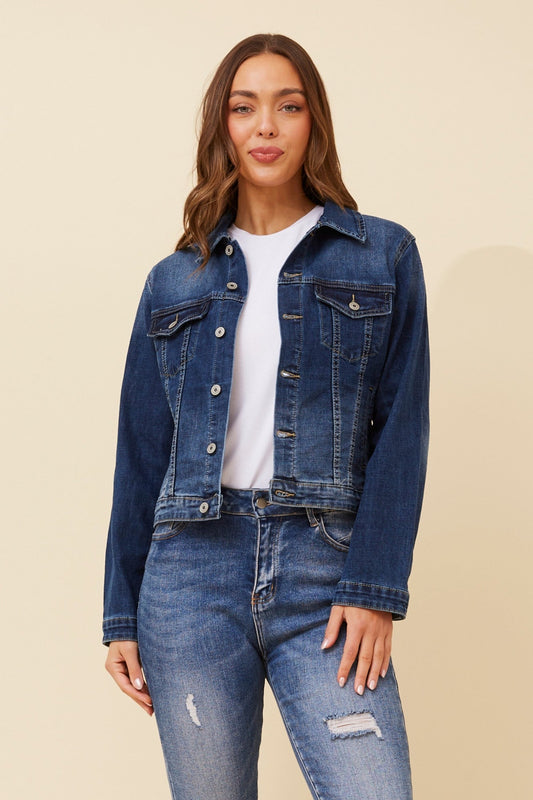 FRANI DENIM JACKET (Mid Denim)