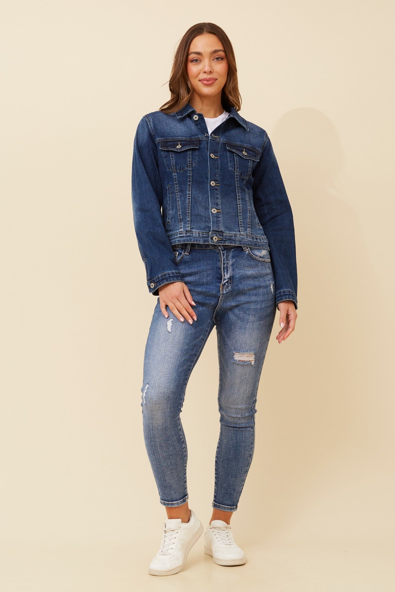 FRANI DENIM JACKET (Mid Denim)