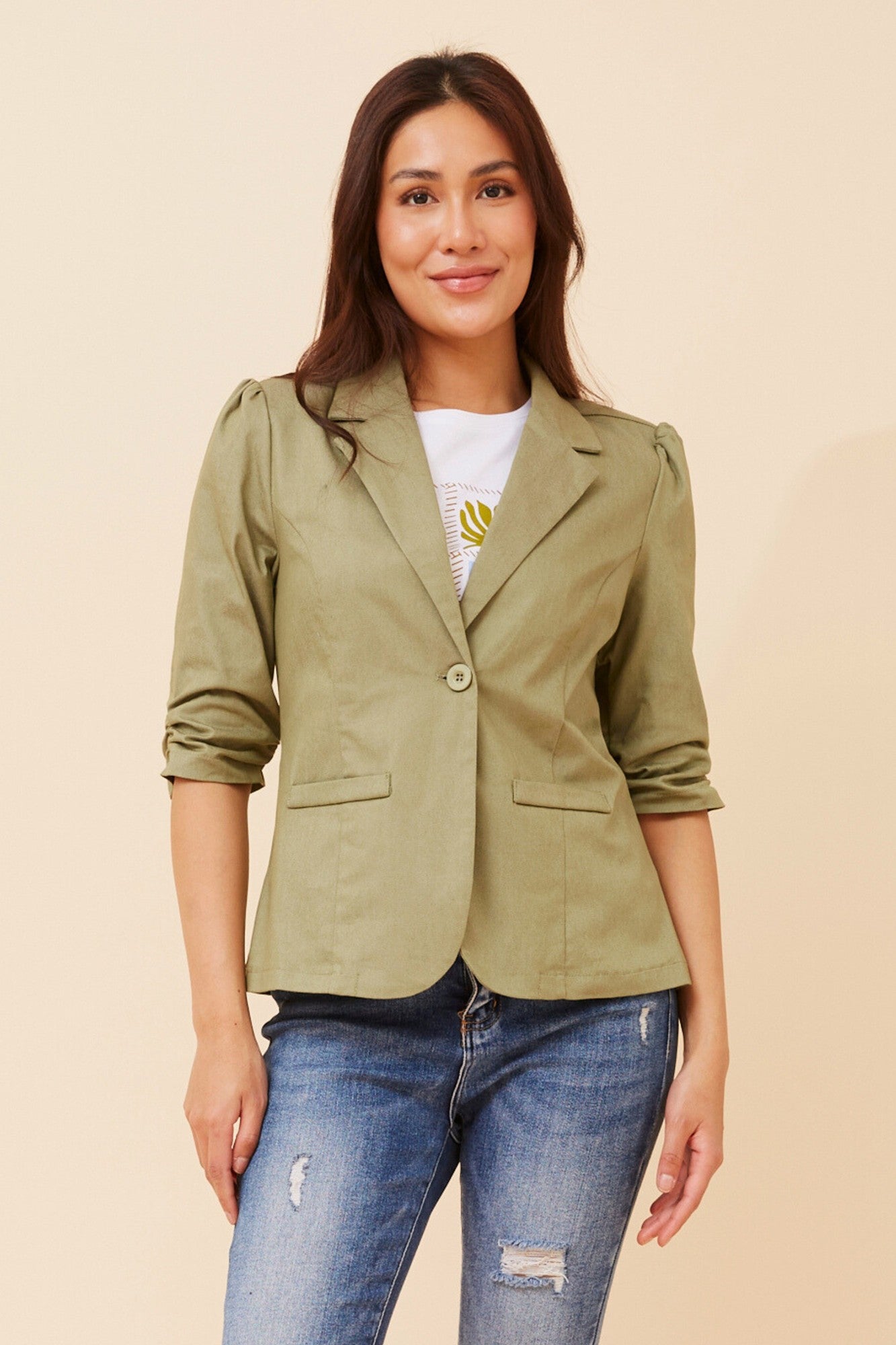 MILOS SOLID BLAZER (Black)