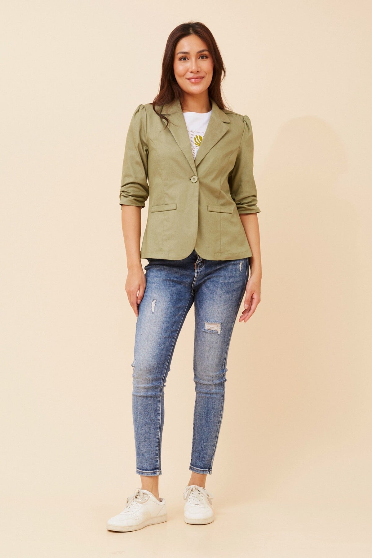 MILOS SOLID BLAZER (Black)