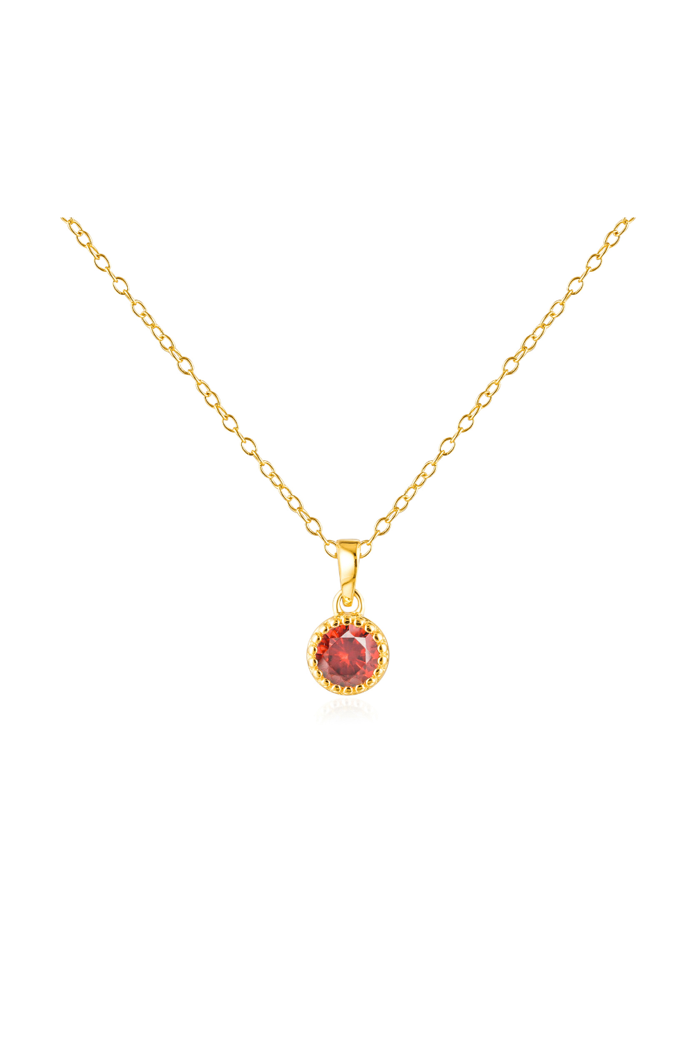 Image of Necklaces. Productname: Jewel Citizen | Birthstone Necklace | January in Stone colour by brand - Jewel Citizen