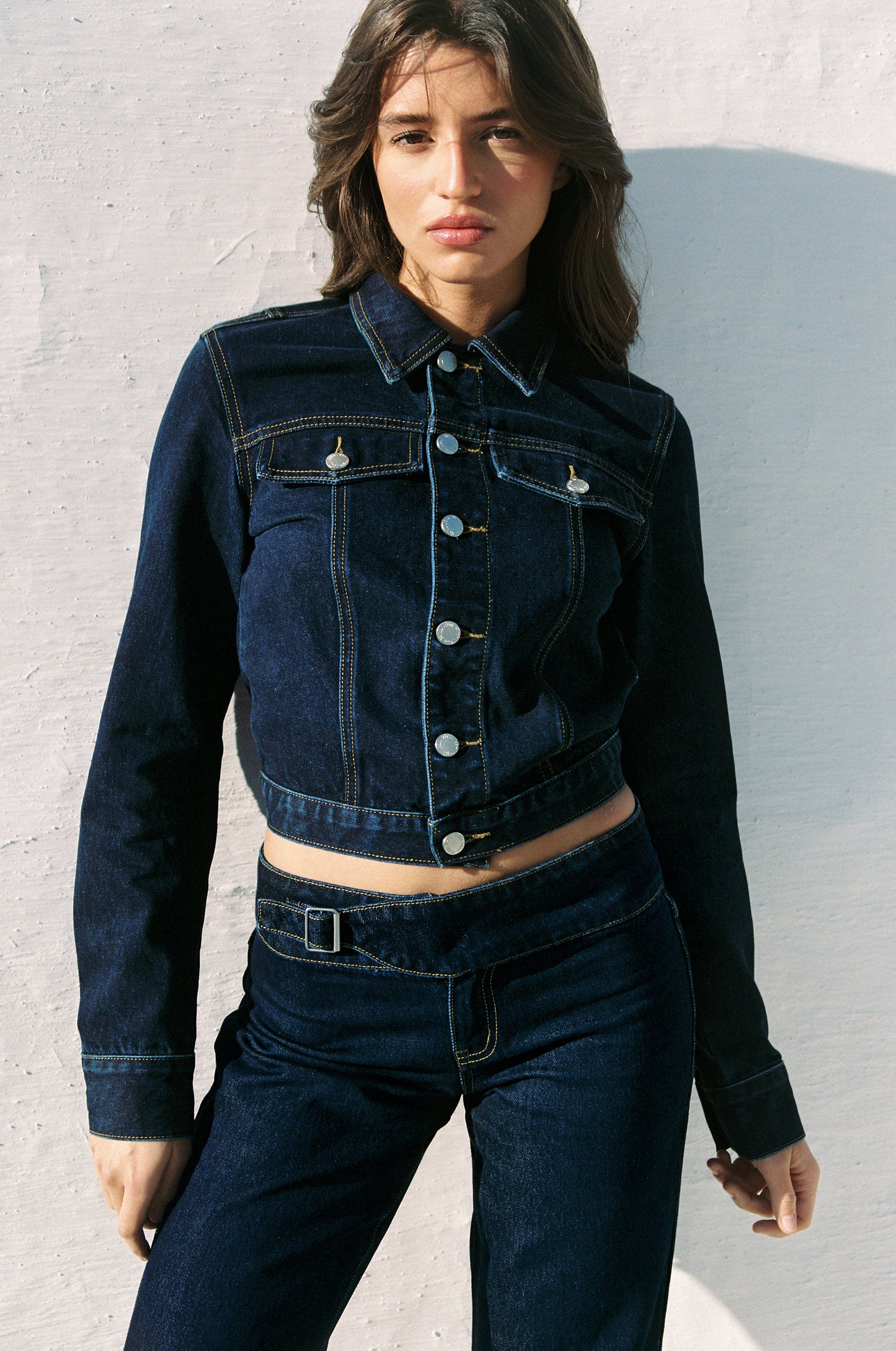 Image of Coats & Jackets. Product name - Jasper Jacket in Indigo Blue colour by brand - With Jéan