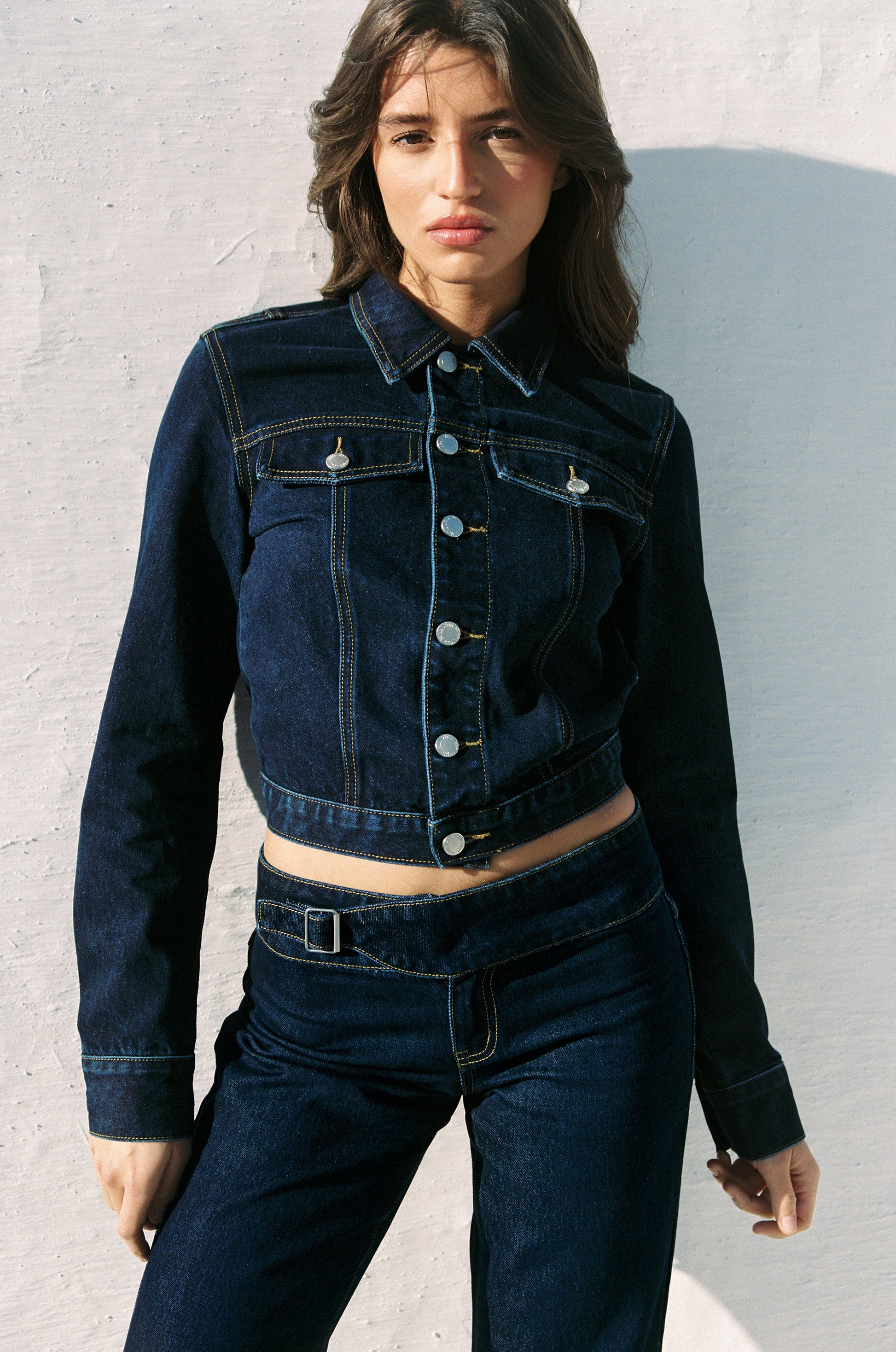 Image of Coats & Jackets. Product name - Jasper Jacket in Indigo Blue colour by brand - With Jéan
