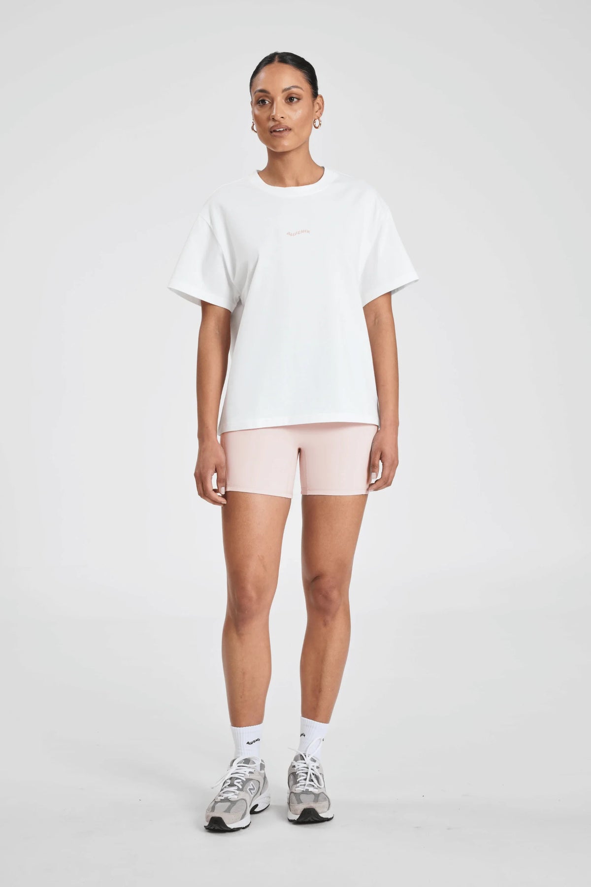 ALLFENIX Probably at Pilates Tee /Pink (White)
