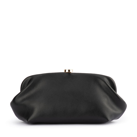 Olga Berg JOSEFINA Framed Clutch (Black)
