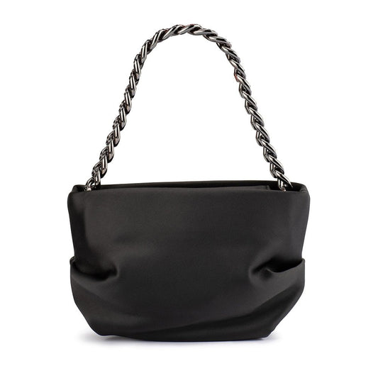 Image of Bags. Productname: JULES Satin & Crystal Pouch in Black colour by brand - Olga Berg