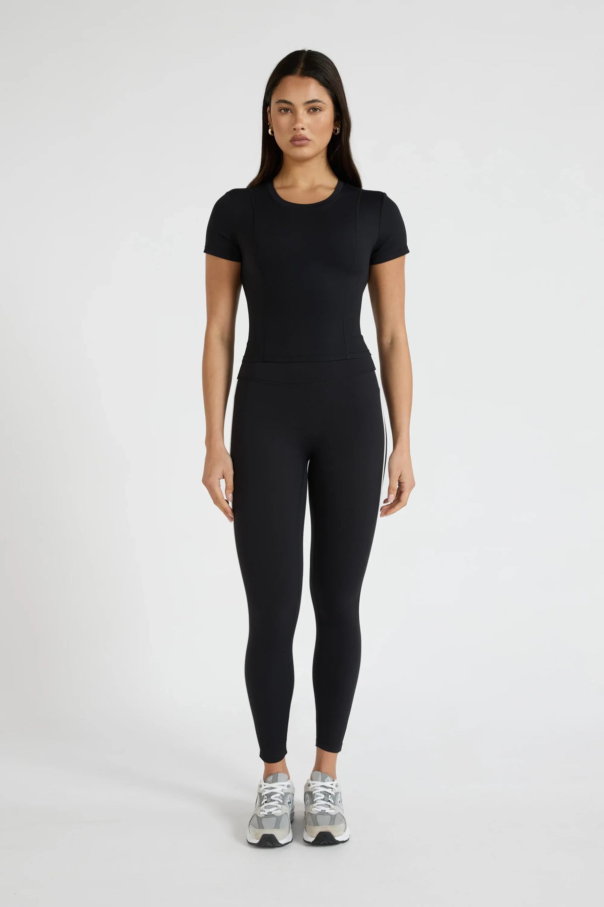 ALLFENIX CloudCore Lite Crop Tee (Black)