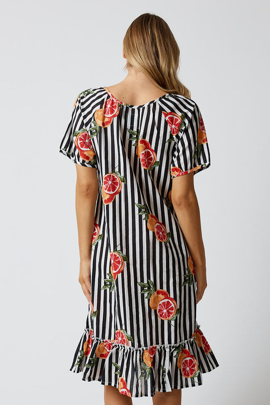 Kabana Inis Shirred Dress Black | EXCLUSIVE (Red)