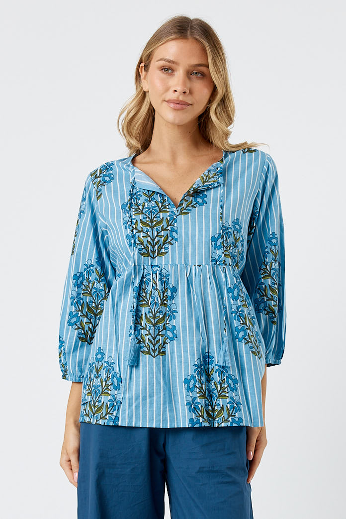 Kabana Lili Top | EXCLUSIVE (Blue)