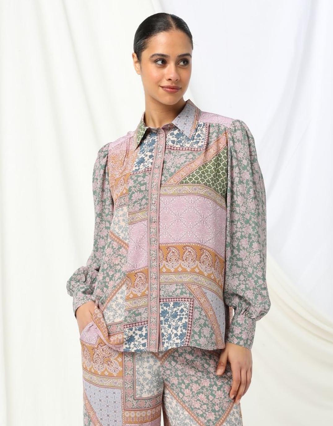 Kachel Caroline Shirt (Multi)