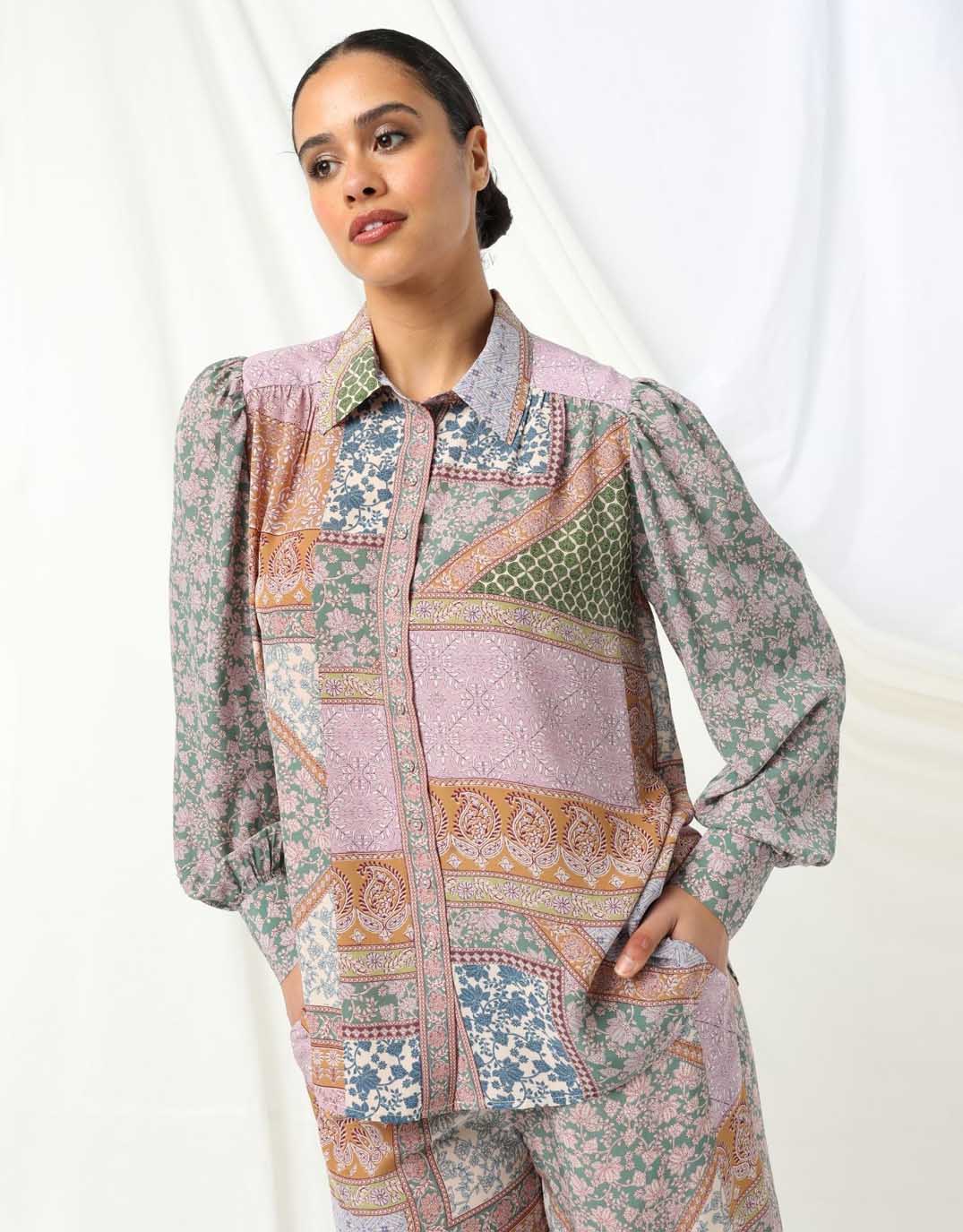 Kachel Caroline Shirt (Multi)
