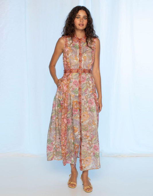 Image of Dresses. Productname: Layla Midi Dress - in Multi colour by brand - Kachel
