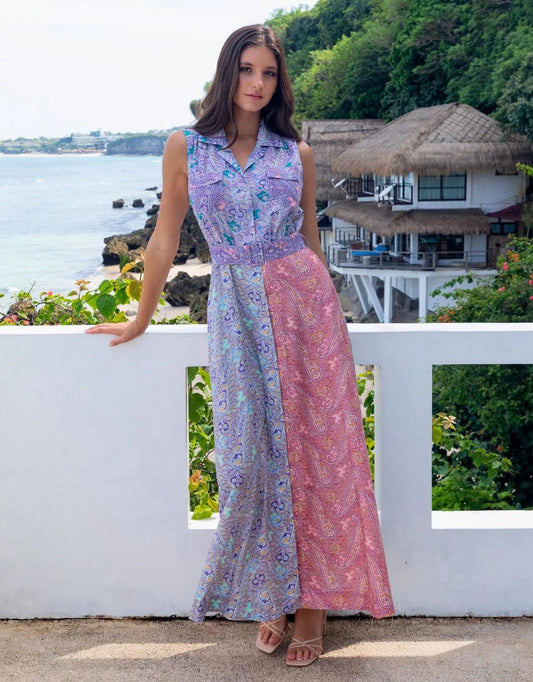 Patricia Cotton Maxi Dress - (Multi)