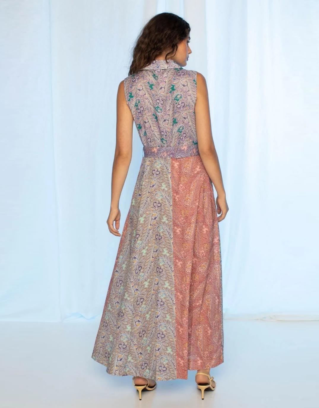 Kachel Patricia Cotton Maxi Dress (Multi)