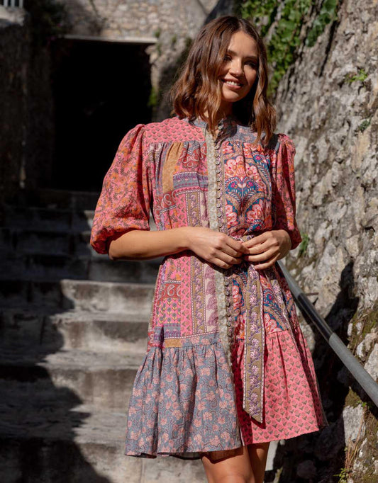 Image of Dresses. Productname: Sophie Dress - in Multi colour by brand - Kachel