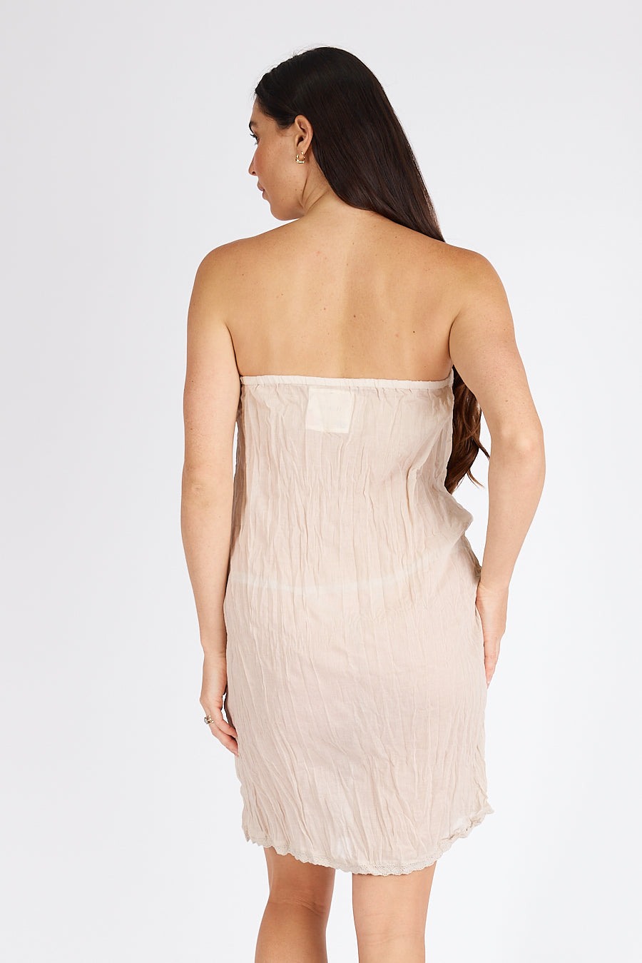 Kalme Ibiza Strapless Slip (Ecru)