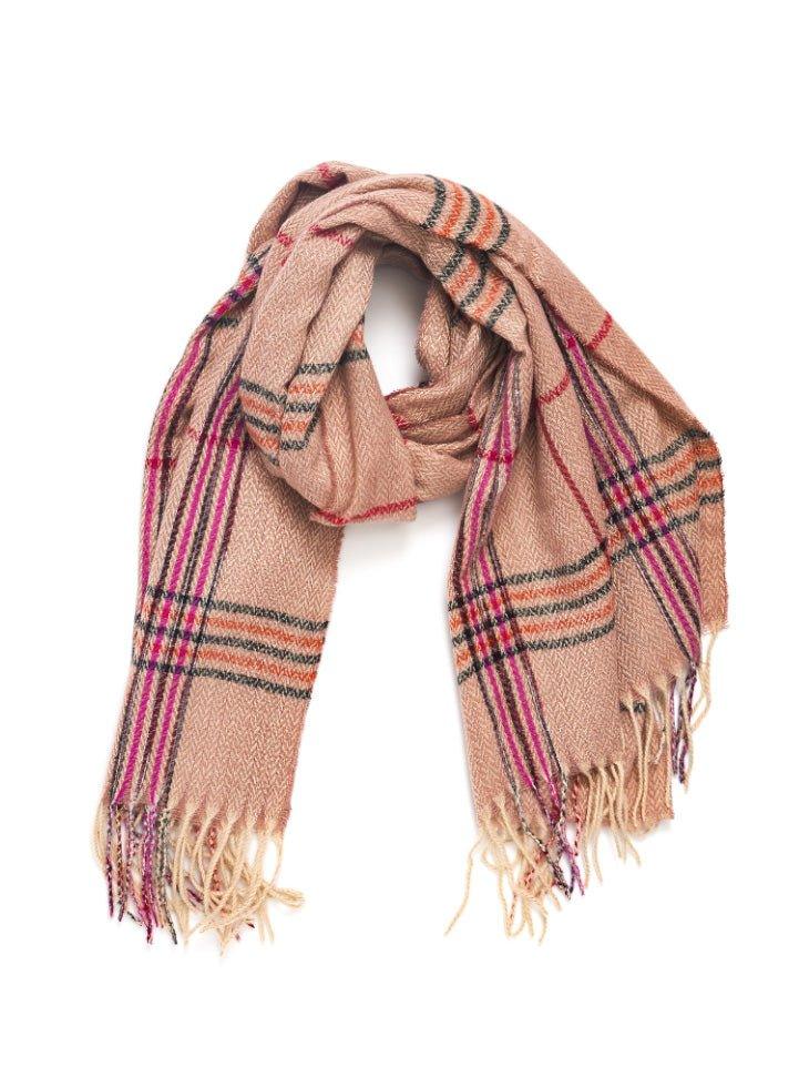 Image of Scarves & Shawls. Product name - RARE RABBIT KATE SCARF Natural in Natural colour by brand - Rare Rabbit