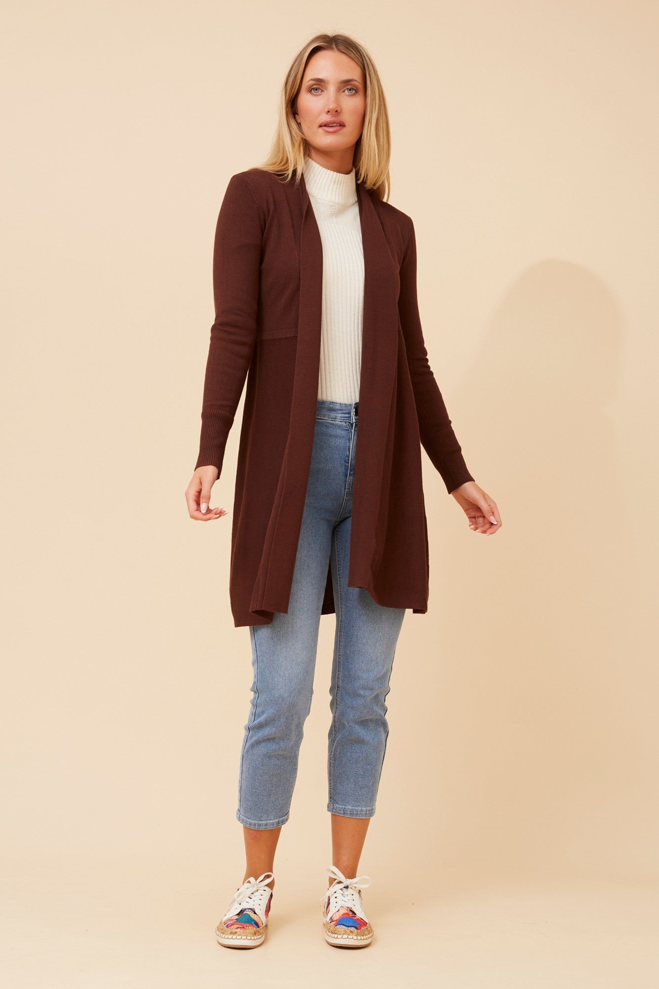 LENA SOLID KNIT CARDIGAN (Pistachio)
