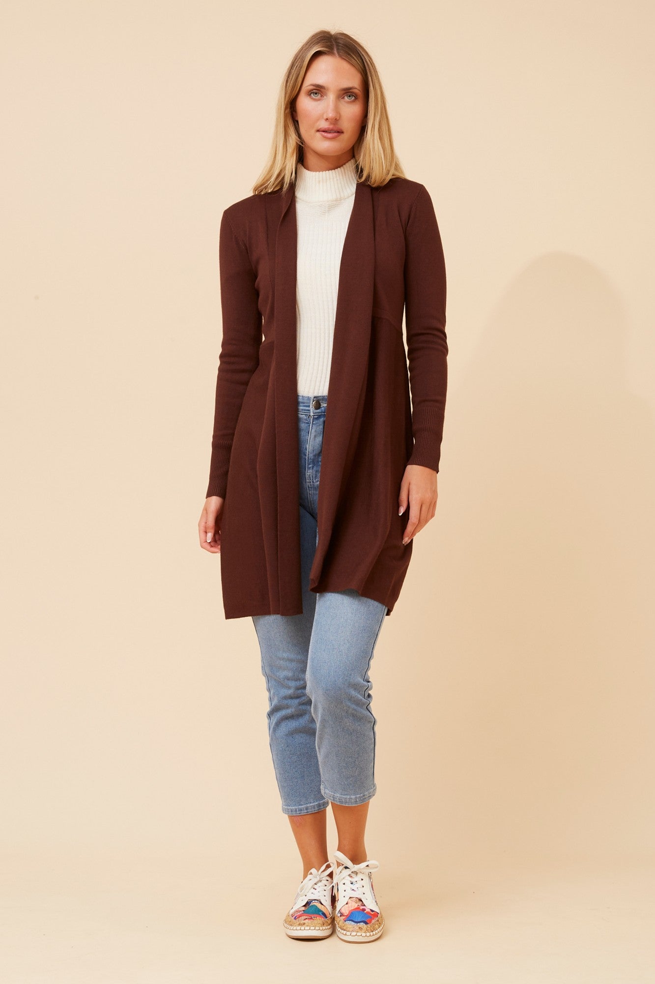 LENA SOLID KNIT CARDIGAN (Pistachio)