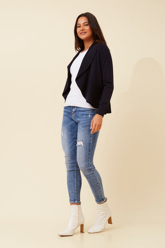 SAYDA KNIT CARDIGAN (Clay)