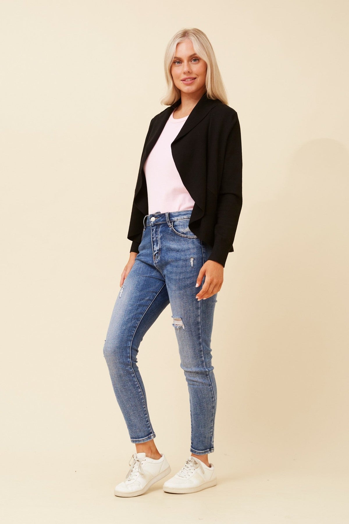 Caroline Morgan Australia SAYDA KNIT CARDIGAN (Black)