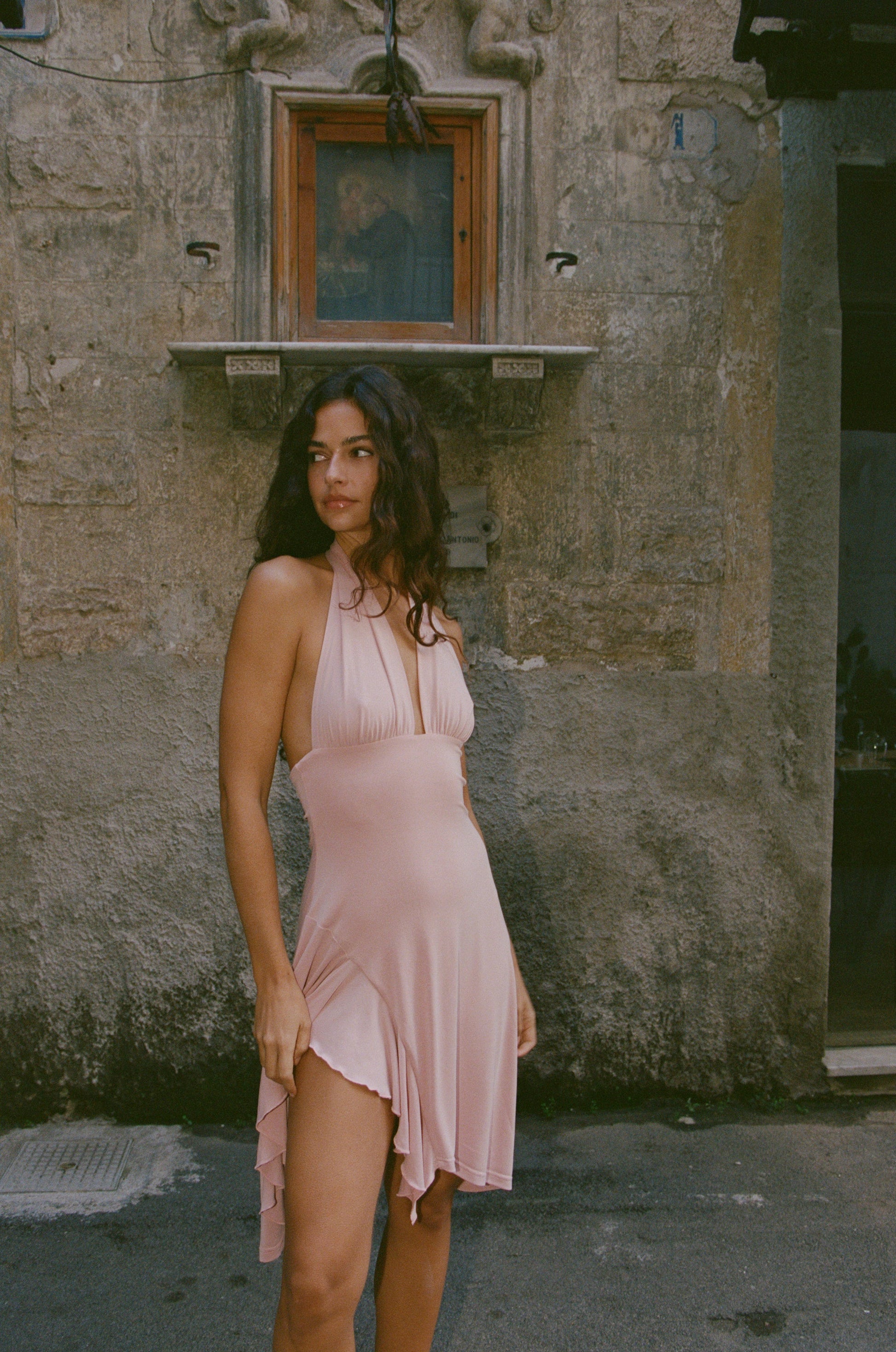 Image of Dresses. Product name - Kesha Dress in Pink colour by brand - With Jéan