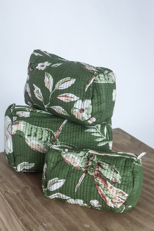 Image of Bags. Productname: Khaki Flight Toiletry Bag Set in Khaki colour by brand - Kabana