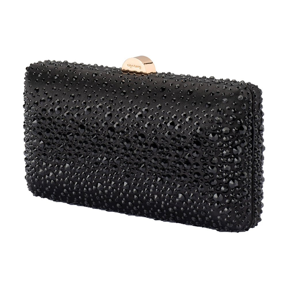 Olga Berg KIRA Hotfix Clutch (Black)